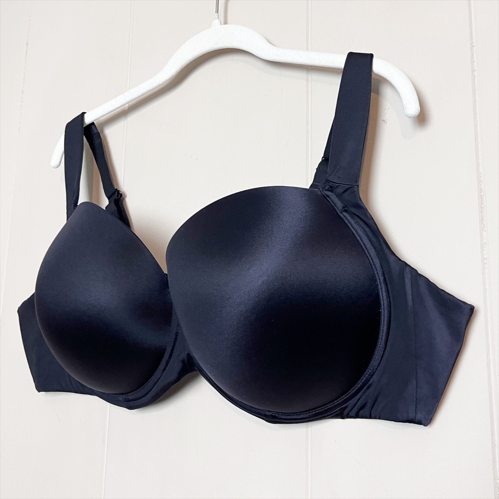 Soma Stunning Support Full Coverage Bra Black 44DD Underwire Full Figure 44E - Picture 4 of 10